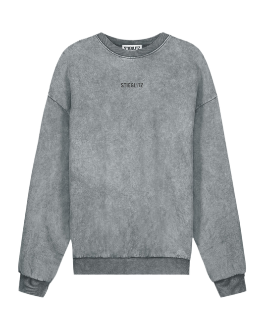 Stieglitz Basic Worn Out Sweater - Grey