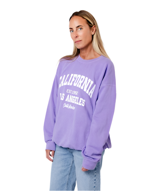 Topanga Club California Sweater Purple