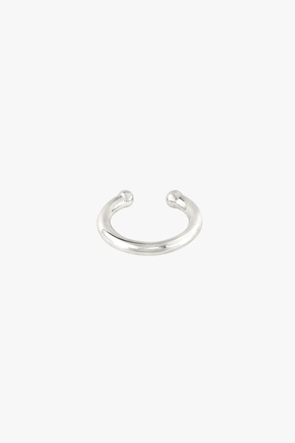 Classic ear cuff silver (single piece)