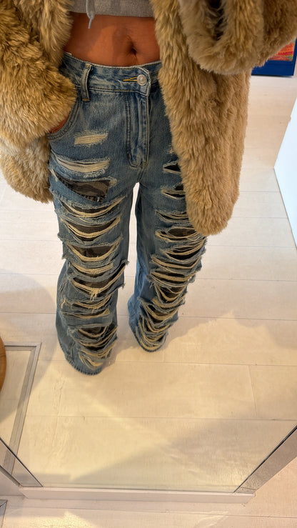 CUT ARMY JEANS