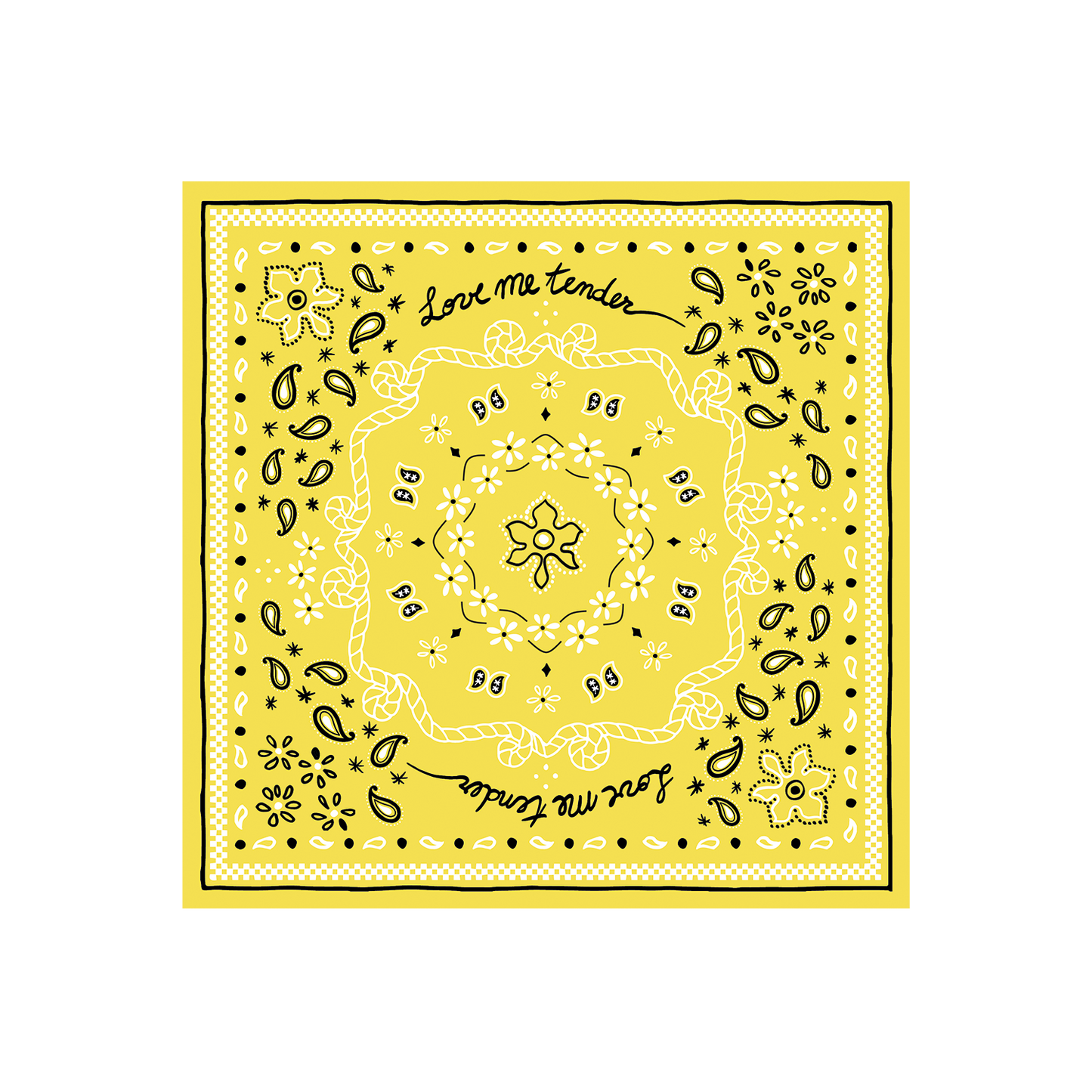 BANDANA NAPKIN YELLOW