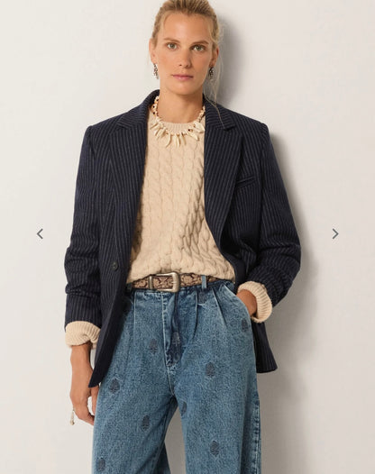 Jackie Blazer - Navy Note