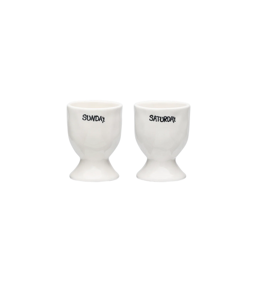 WEEKEND EGG CUP SET OF 2
