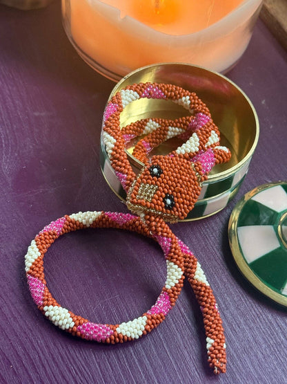 SNAKE IN BOX NECKLACE