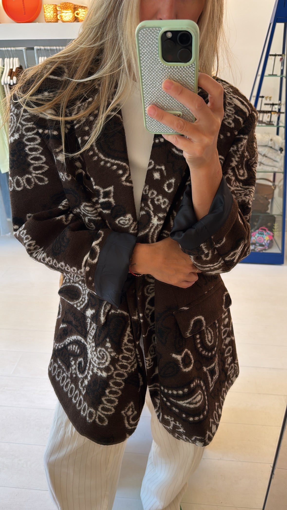 PAISLEY BROWN BLAZER