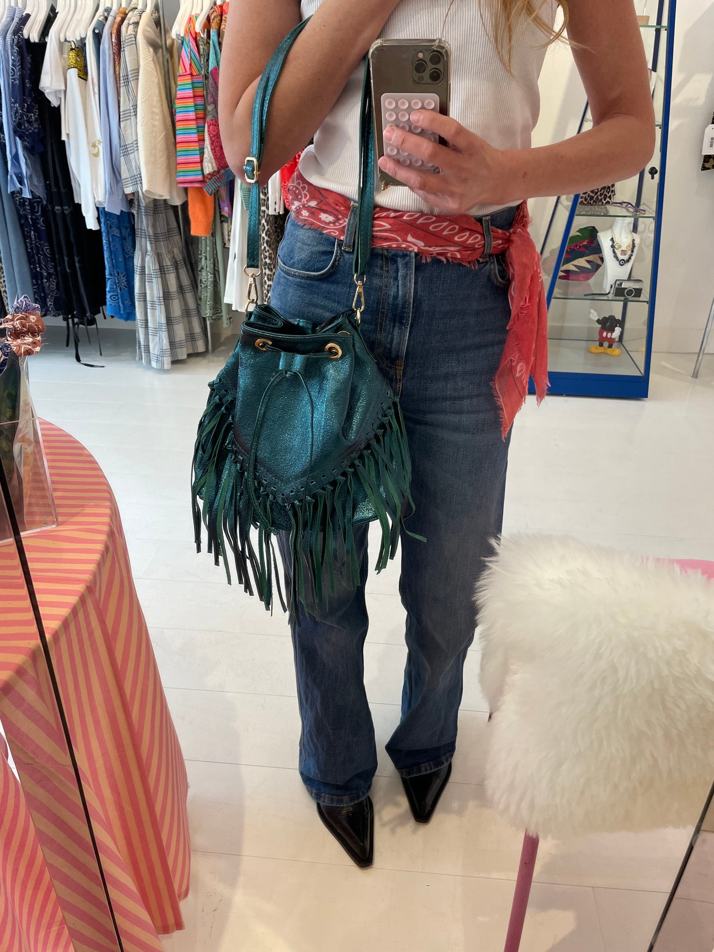 Topanga Club fringe bag