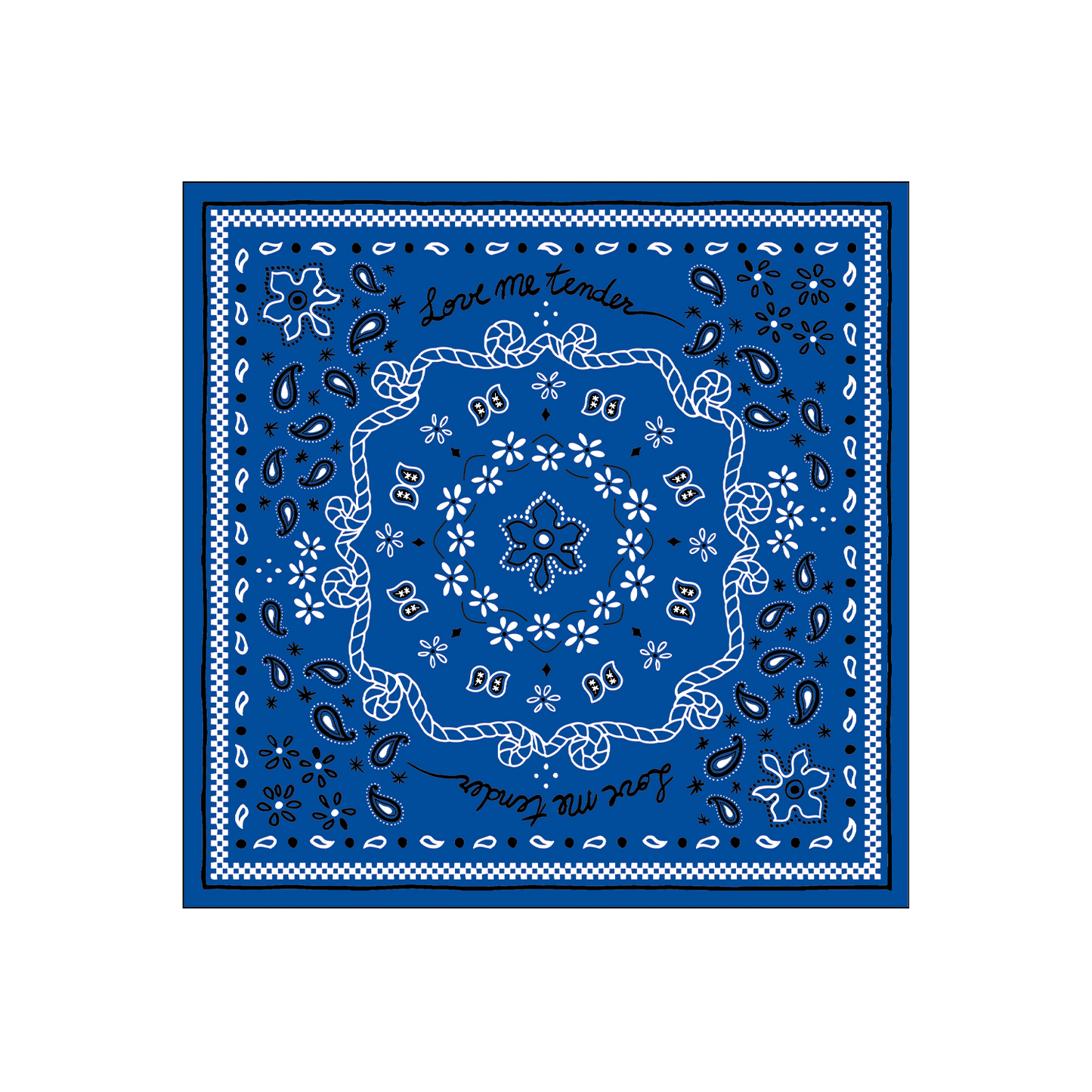 BANDANA NAPKIN NAVY