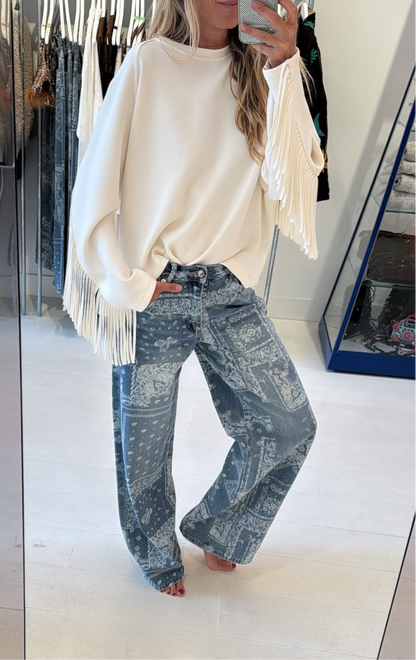 TEXAS FRINGE SWEATER