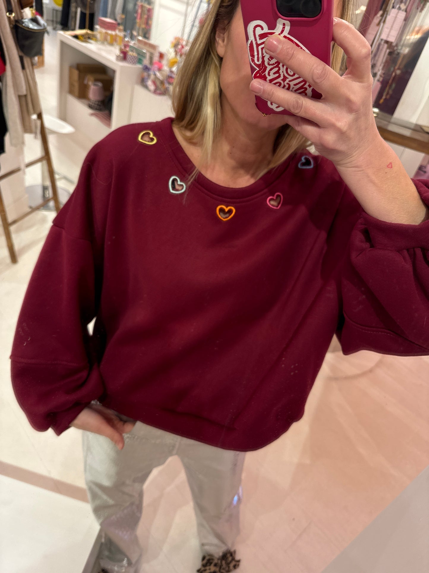 Heart sweater