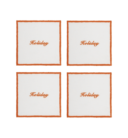 HOLIDAY COASTER SET OF 4