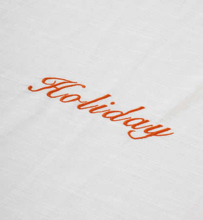HOLIDAY RUFFLE TABLECLOTH