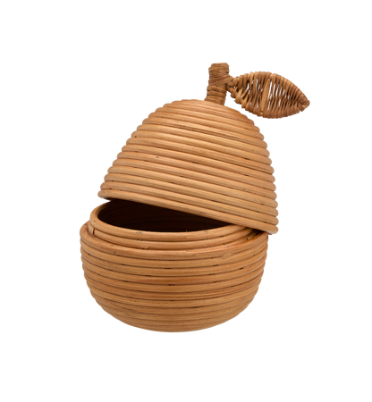 PEAR RATTAN BOX