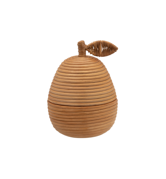 PEAR RATTAN BOX