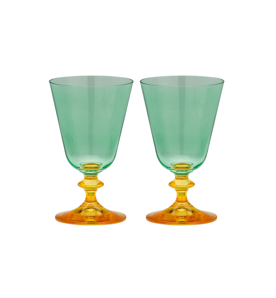 Arancia Short Wine Glass Set of 2