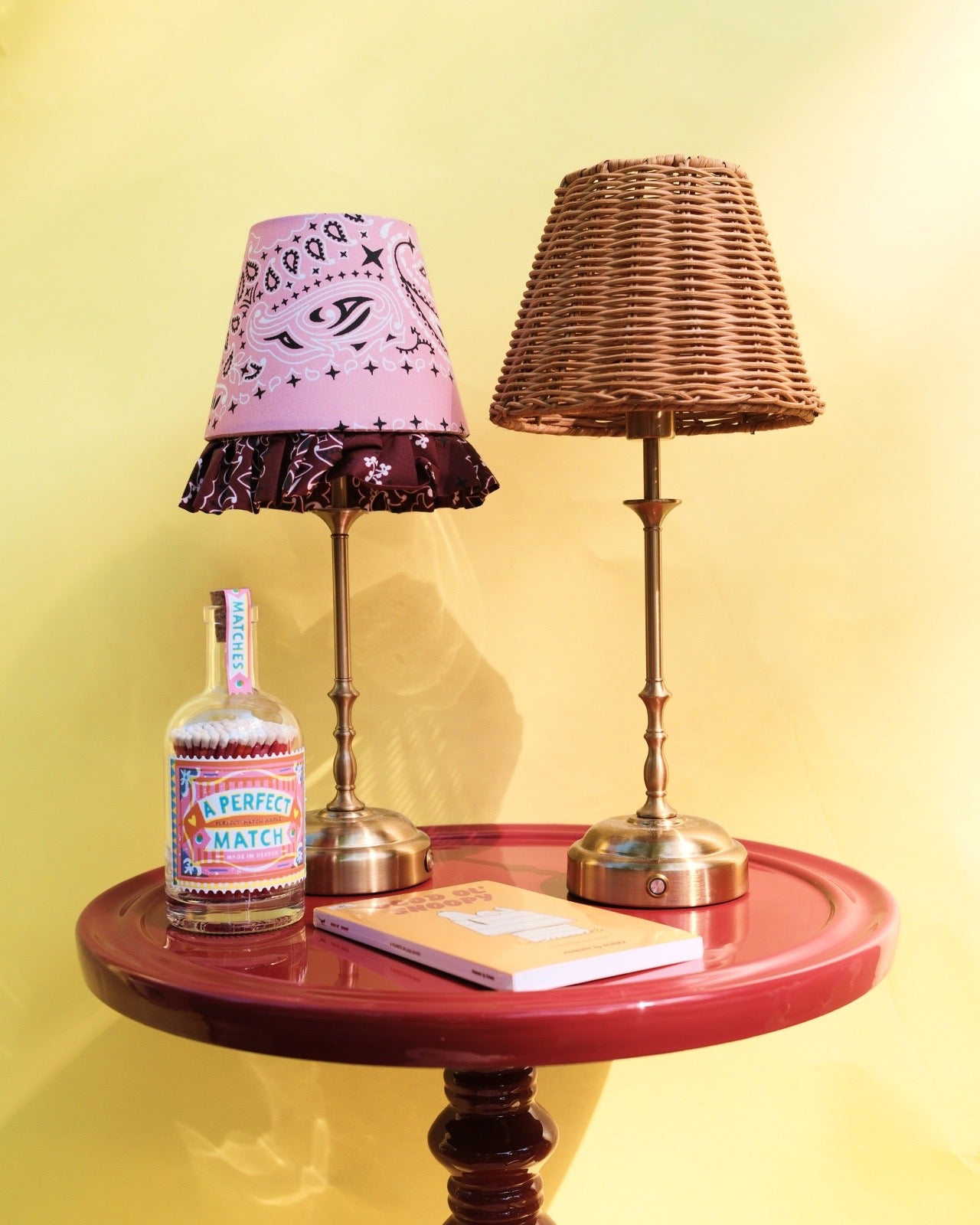 FREDDIE TABLELAMP RATTAN