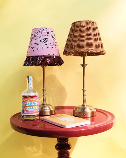 FREDDIE TABLELAMP RATTAN