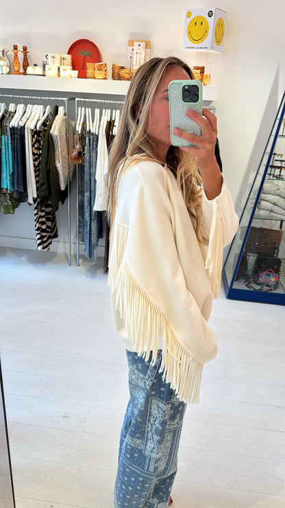 TEXAS FRINGE SWEATER