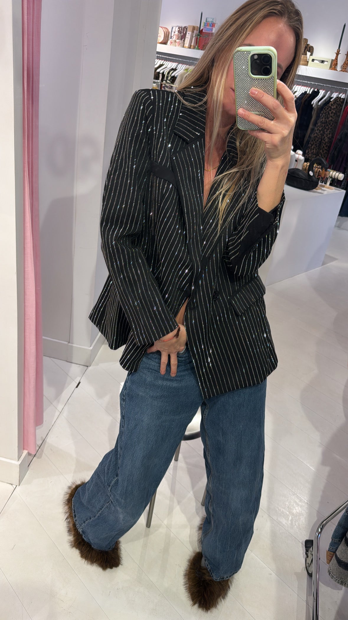 BLAZER BLACK SPARKLE