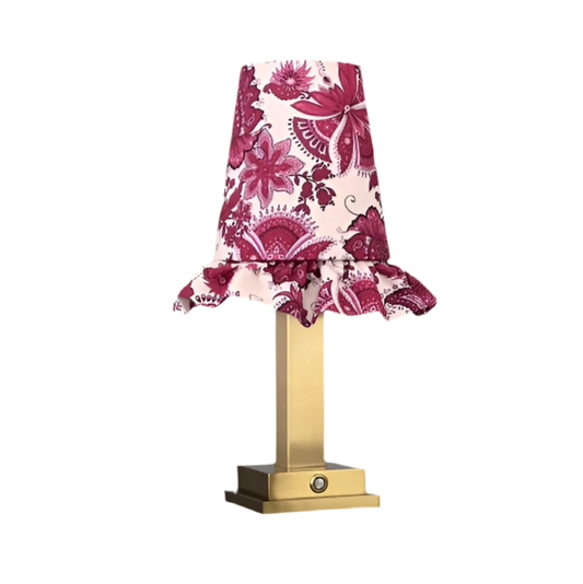 Club Carlotta Philia Tablelamp - Red Flowers