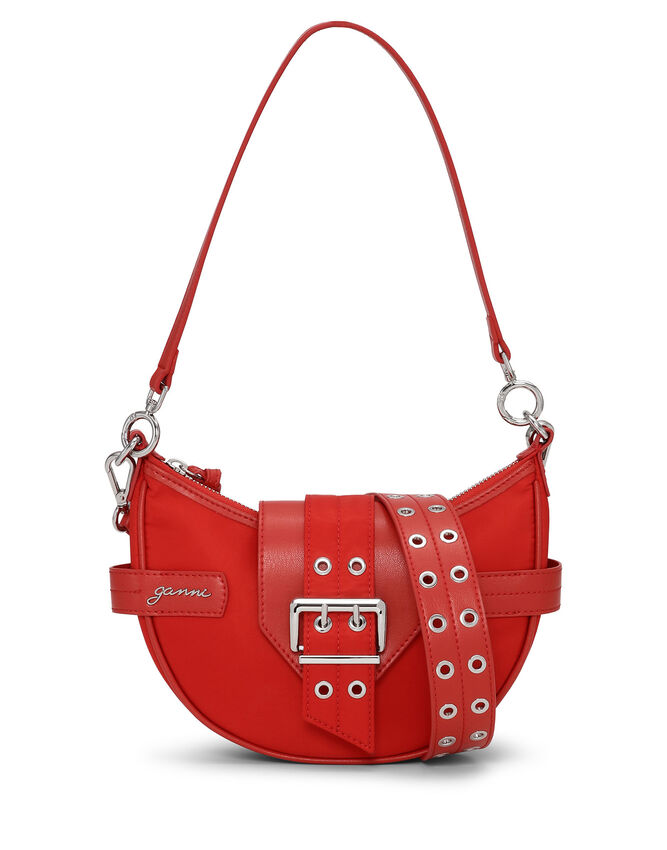 Red Small Bucky Crossbody Bag