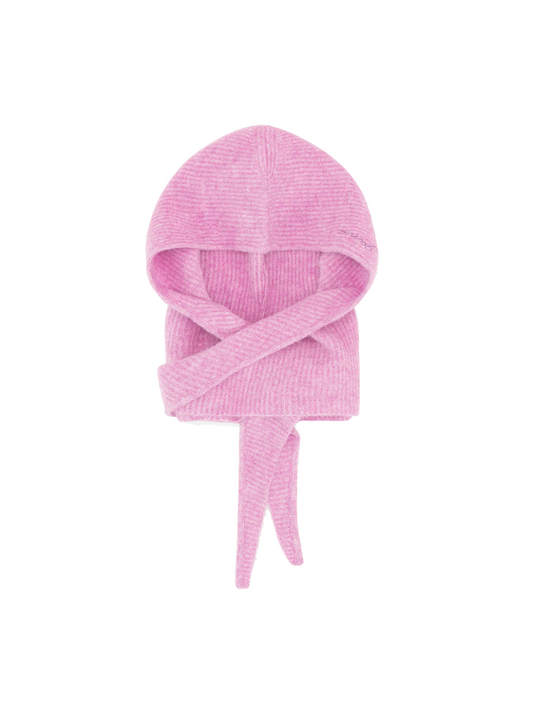 Pink Soft Wool Balaclava