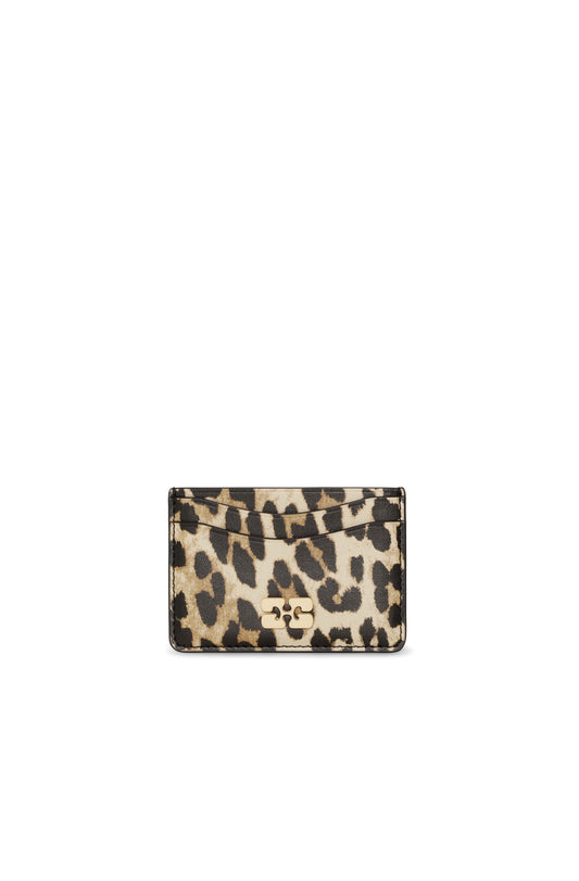 Ganni Bou Card Holder Print