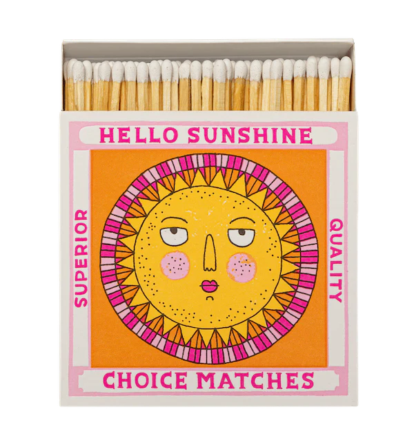 Archivist Luxury Matches Hello Sunshine