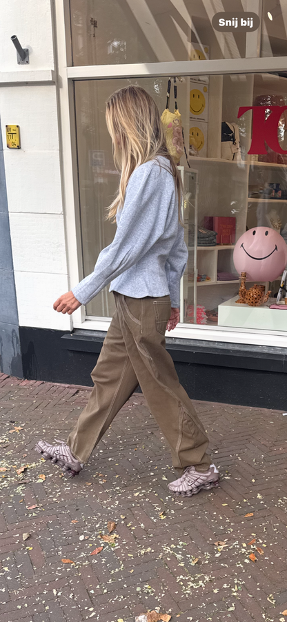 OLIVE BARREL JEANS