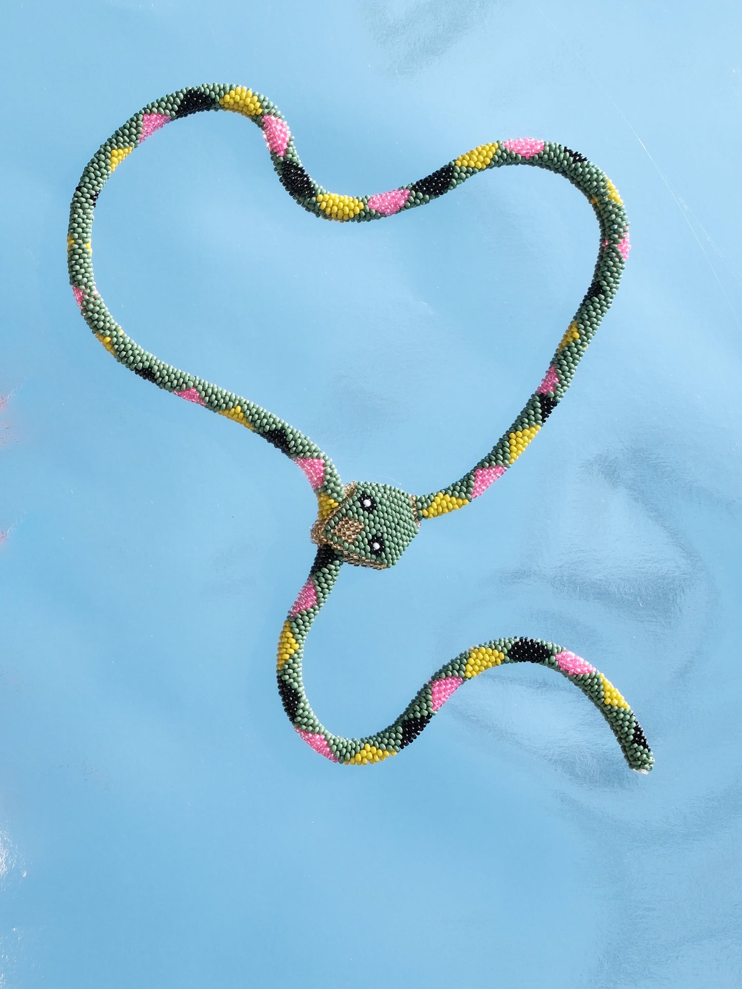 SNAKE IN BOX NECKLACE