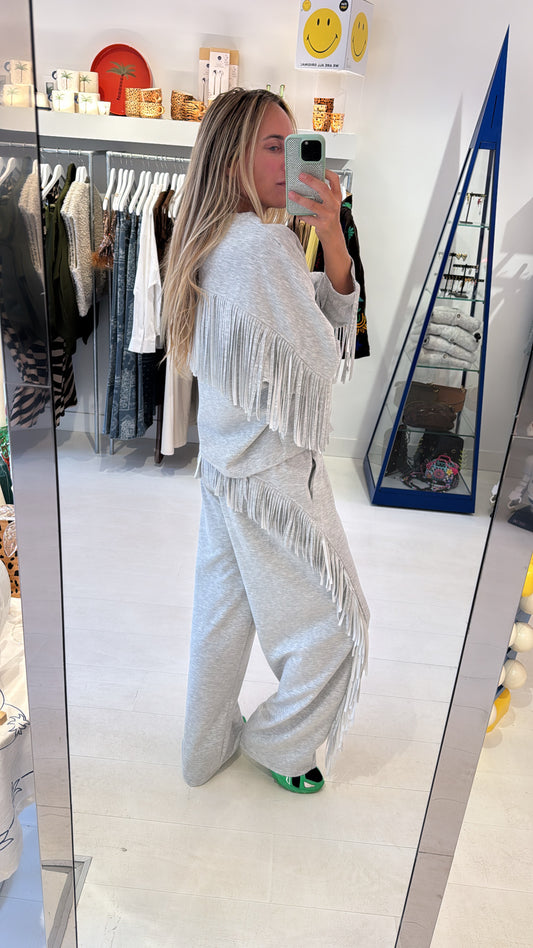 TEXAS FRINGE JOGGING PANTS
