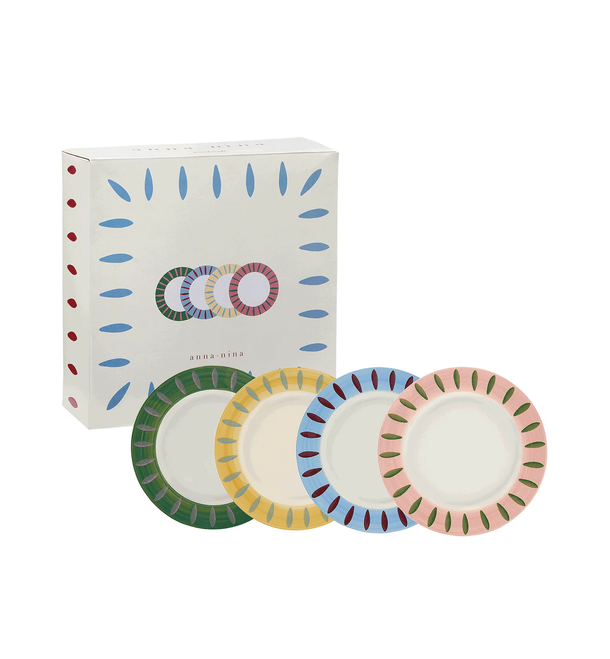 DREAMY BREAKFAST PLATE SET OF 4