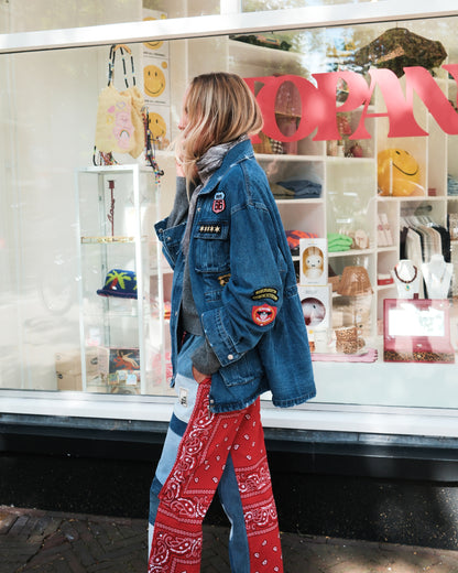 JEANS PATCH JACKET