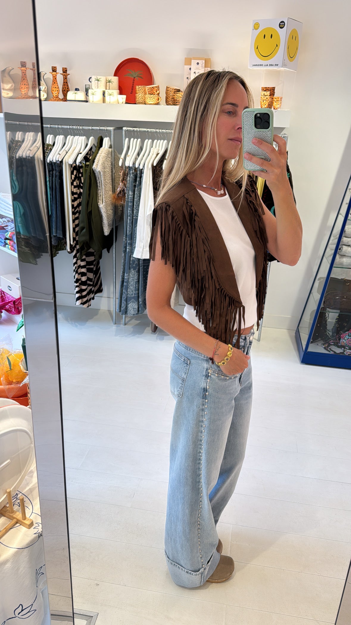 SADIE FRINGE GILET
