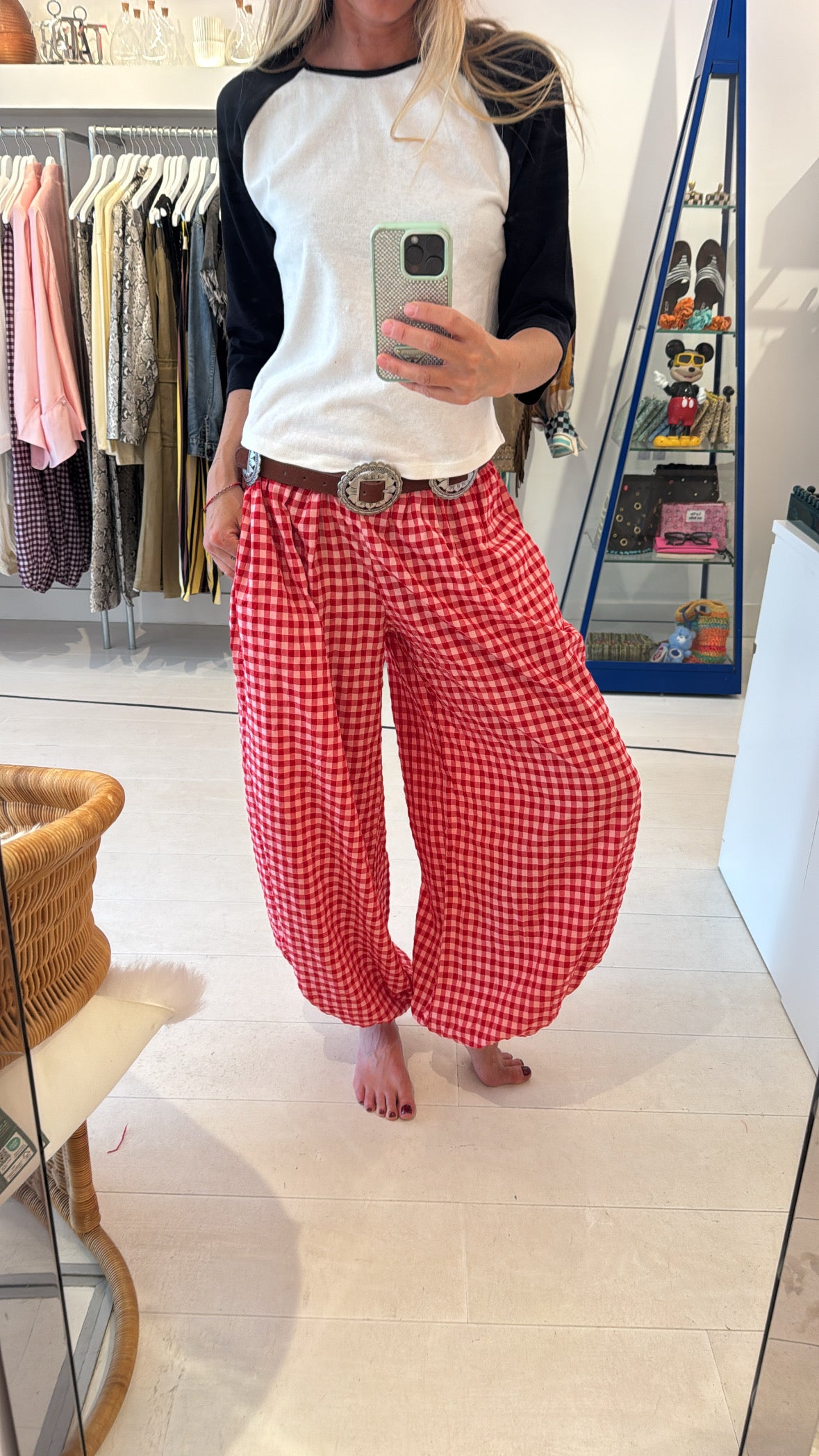 BEE PANTS BALLON (red)