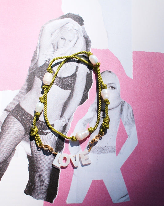 LOVE NECKLACE GREEN