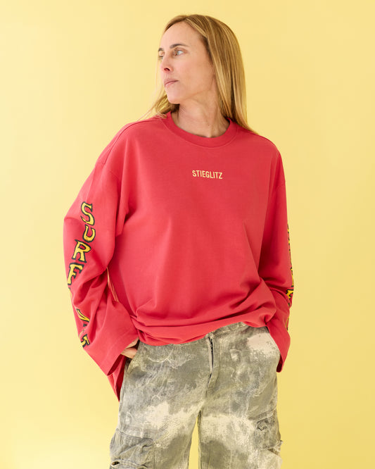 SAFIRA WIDE SKATE LONGSLEEVE | RED