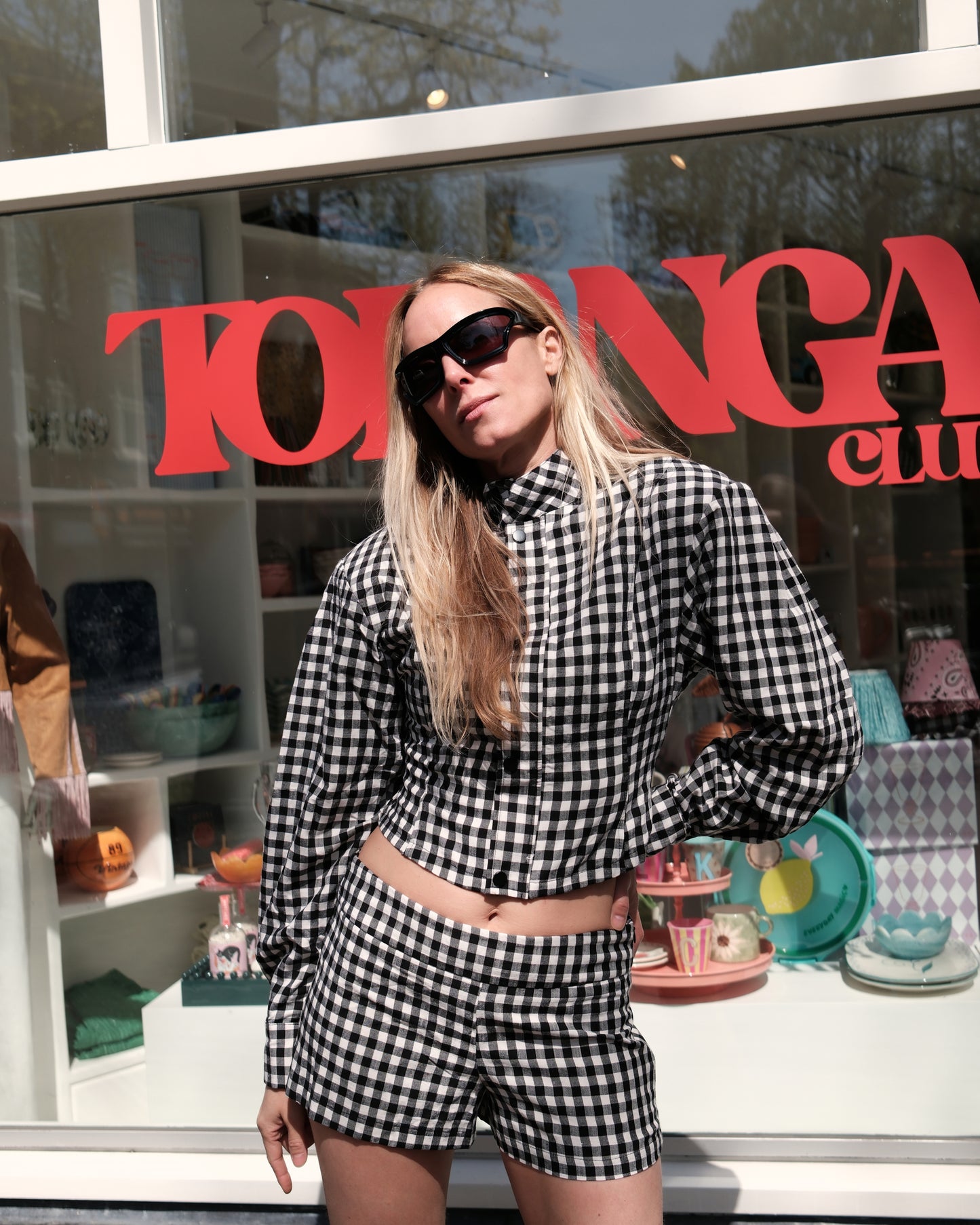 THE CHECK CO-ORD (Black)
