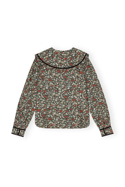 Floral Printed Cotton Shirt