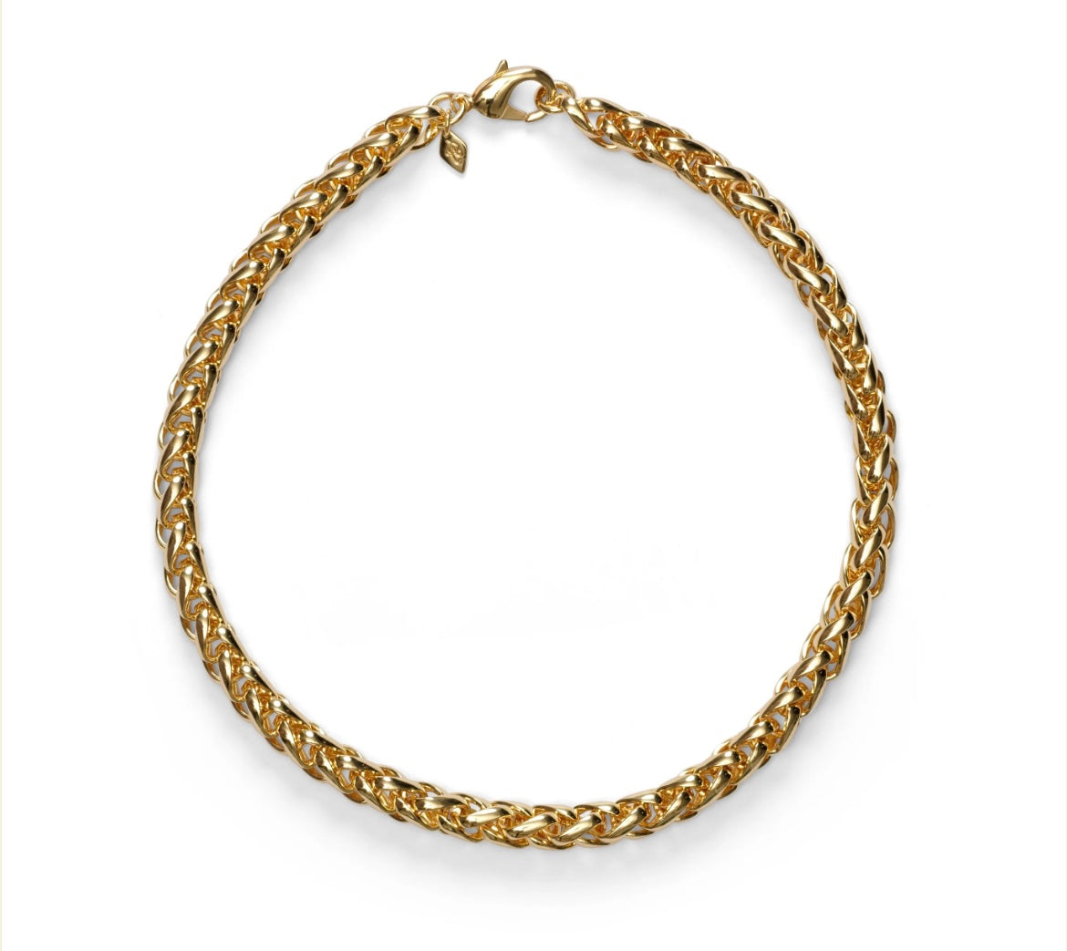 Liquid gold necklace