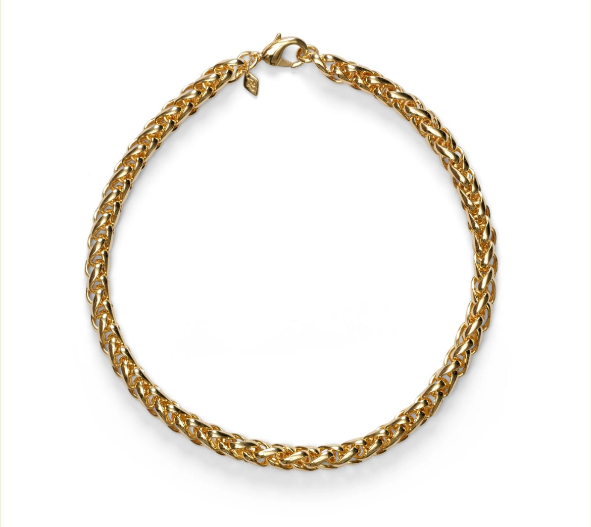 Vloeibaar gouden ketting