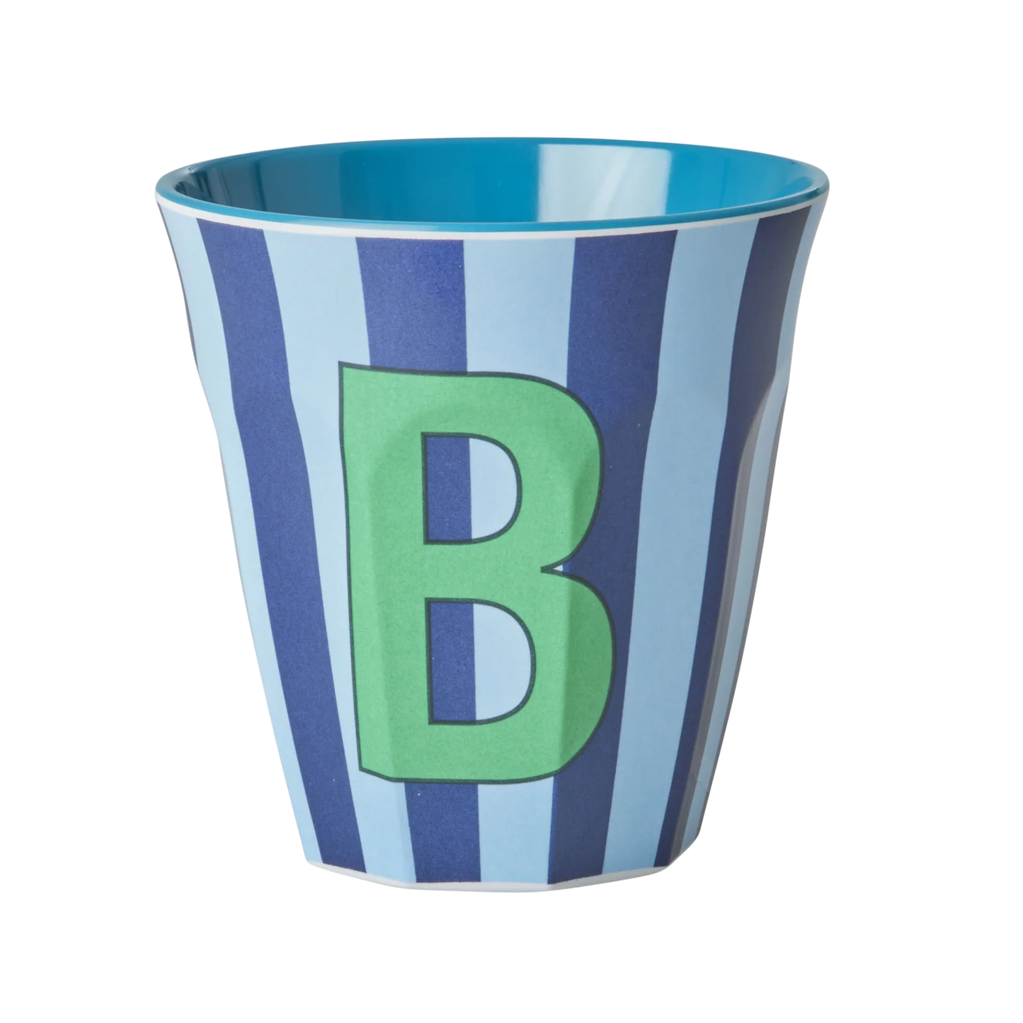 Rice Melamine Alphabet Cup Striped