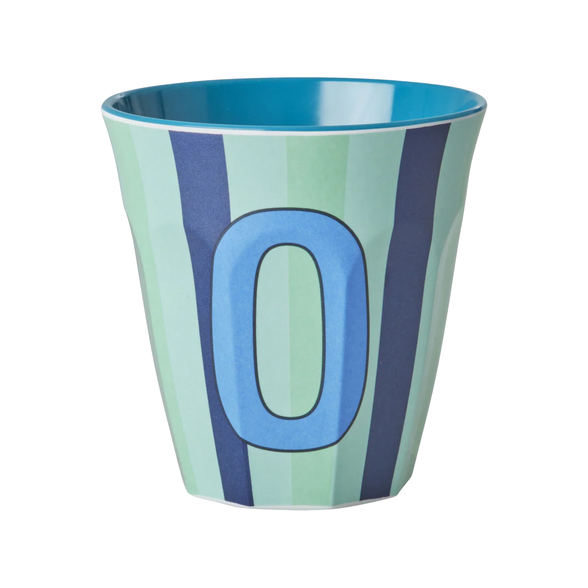 Rice Melamine Alphabet Cup Striped