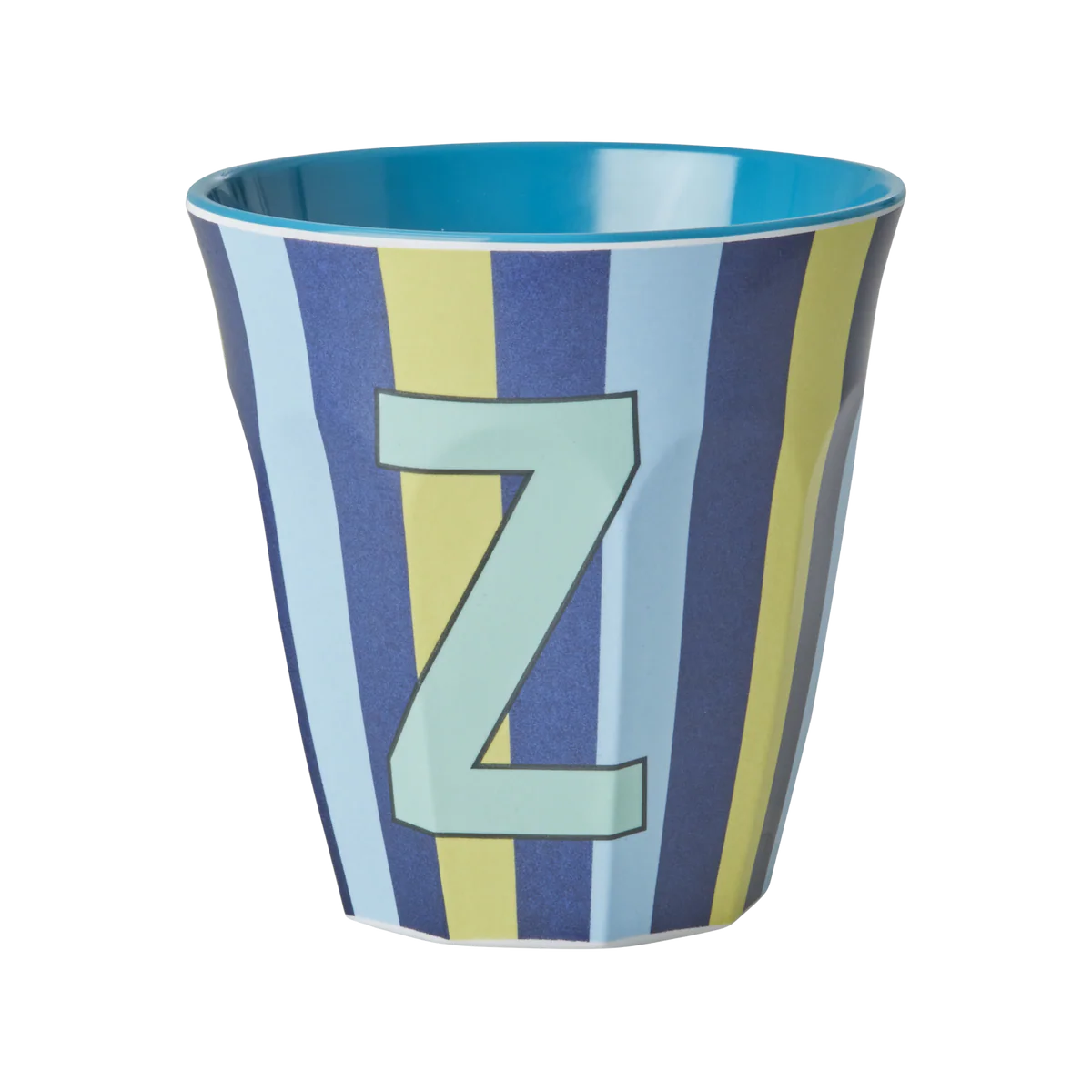 Rice Melamine Alphabet Cup Striped