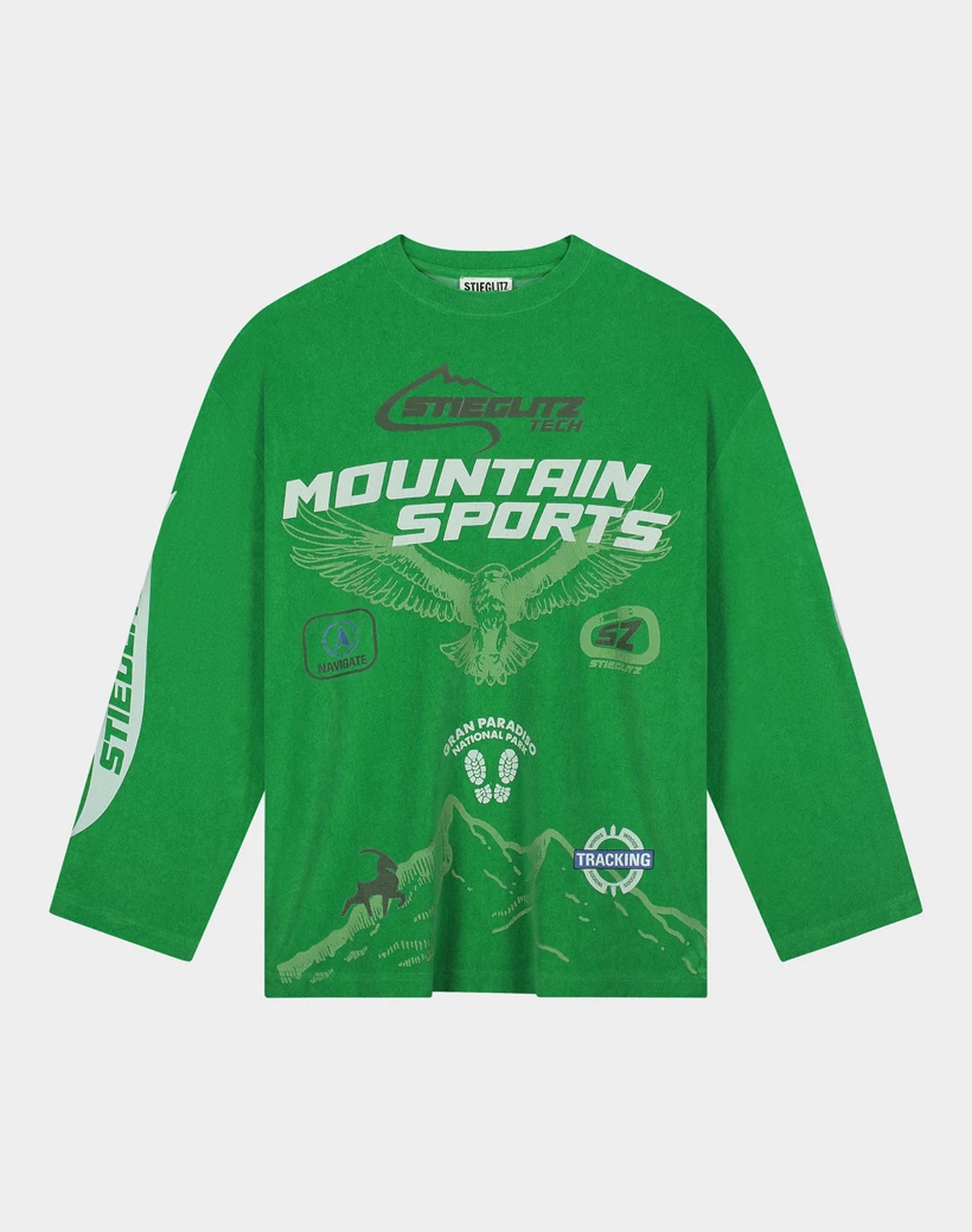 ROMANO TERRY WIDE SKATE LONGSLEEVE | GREEN