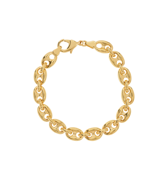 CHUNKY COFFEE BEAN BRACELET