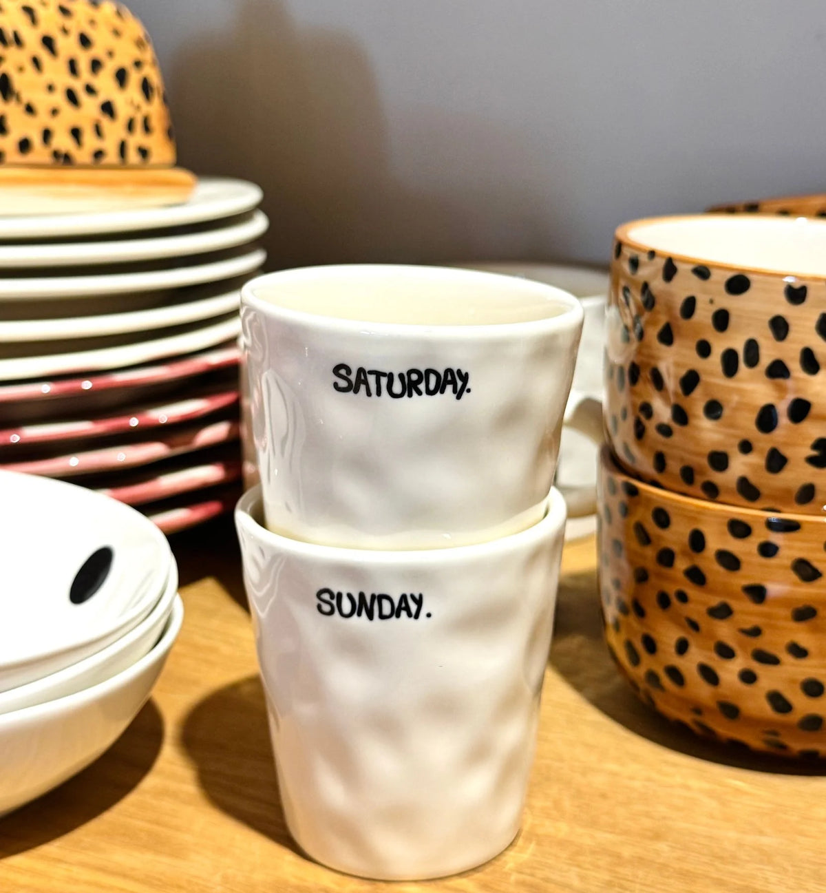 WEEKEND COFFEE CUP SET OF 2