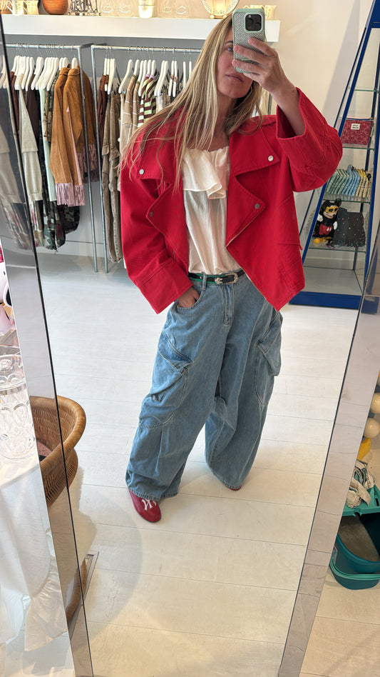 MOXIE JACKET red