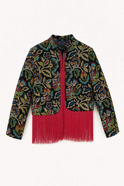 FLOWER FRINGE BLAZE