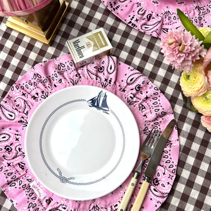 SET OF 2 PINK PLACEMATS