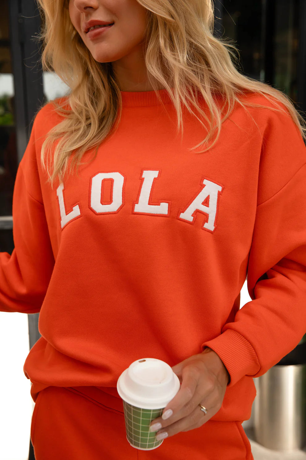 Milla Orange Sweater